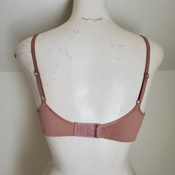 Olga Floral Lace Underwire Nude Neutral Beige Bra size 36B - Picture 8 of 8